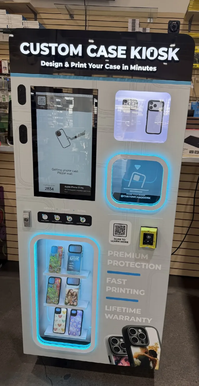 Foto do caso Custom Case Kiosk · Balaji Brands 4